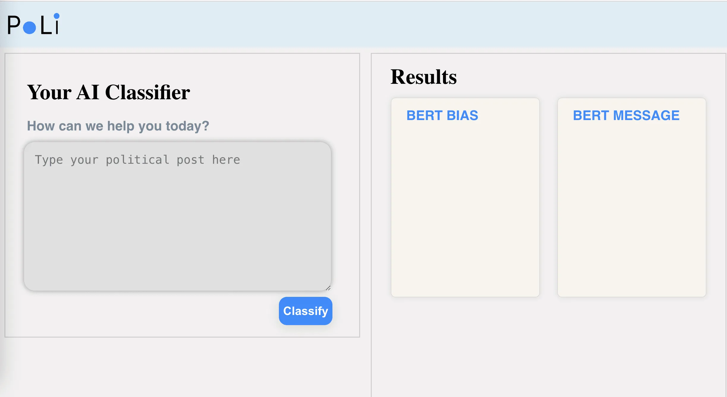 Project_ScreenShot_Poli-NLP-Classifier